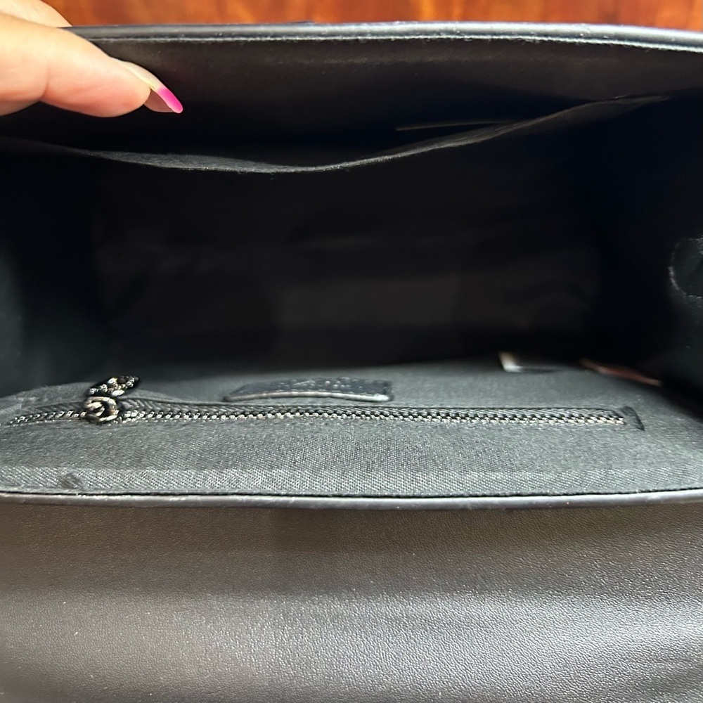 Valentino Orlandi Black Crossbody Bag with Studded Detailing NWT - Picture 8 of 12